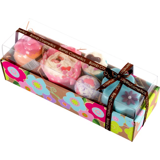 Bomb Cosmetics Cloud 9 - Cloud 9 ballistic mix 305 g + massage solid butter 50 g, cosmetic set