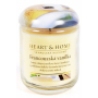 Heart & Home French vanilla Soy scented candle medium burns up to 30 hours 110 g