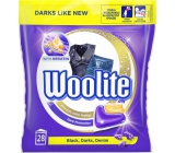 Woolite Dark Black & Denim gel capsules with keratin for dark and black laundry, removes stains, protection against loss of shape and maintaining the intensity of color 28 pieces