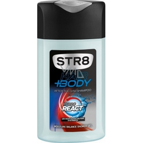 Str8 Hydro React shower gel for hair and body for men 250 ml