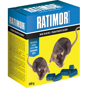 Ratimor Brodifacoum paraffin blocks rodent bait, 300 g