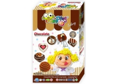 Jumping Clay Chocolate - Drying Modeling Clay 45 g + paper scale + mold, for children 5+