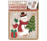 3D Snowman Sticker 23 x 18 cm