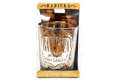 Albi Glitter candlestick made of glass for tea candles BABY is an angel without wings, 7 cm