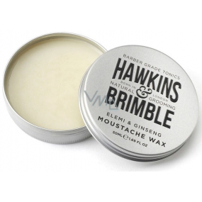 Hawkins & Brimble beard wax for men with delicate fragrance elemi and ginseng 50 ml