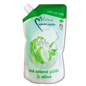Miléne Zelené Apple and olive liquid soap refill 500 ml