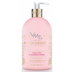 Baylis & Harding Pink Fizz and Linden Flower liquid hand soap dispenser 500 ml