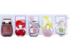 Nina Ricci L Extase EdP, + Nina EdT + Mademoiselle Ricci EdP + L Air du Temps EdT + Nina L eau EdT, 5 x 4 ml, gift set for women