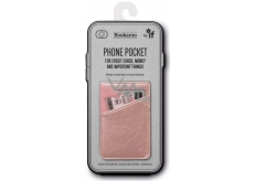 If Bookaroo Phone Pocket Case - phone pocket for documents rose gold 195 x 95 x 18 mm