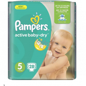 Pampers Active Baby Dry 5 Junior 11-18 kg disposable diapers 28 pieces