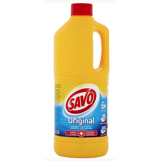 Savo Original disinfection of water and surfaces effectively removes 99.9% of bacteria 2 l