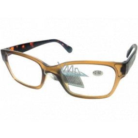 Berkeley Reading glasses +1.5 plastic light brown, tiger side 1 piece ER4198