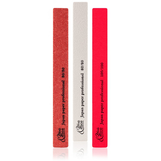 Diva & Nice Nail File from Japanese Paper, Rectangular Narrow 18 x 2 cm.