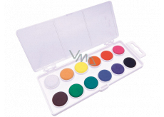 Koh-i-Noor School watercolors, white background 22.5 mm 12 colors