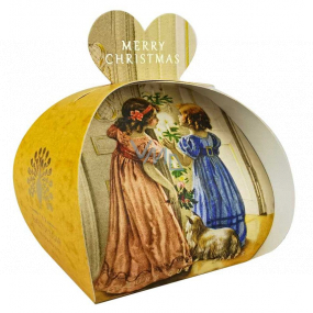 English Soap Victorian Christmas natural perfumed toilet soap with shea butter 3 x 20 g