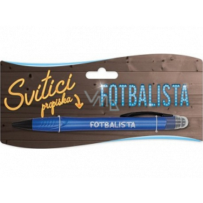 Nekupto Glowing Pen with Print Footballer, Touch Tool Controller 15 cm