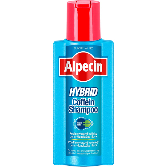 Alpecin Hybrid Coffein Caffeine Shampoo for sensitive, itchy scalp and dry dandruff 375 ml