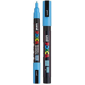 Posca Universal acrylic marker 0,9 - 1,3 mm Light blue PC-3M