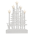 Emos Wooden decoration Christmas candle holder Forest with stars 24 x 35,5 cm, 5 LEDs, warm white