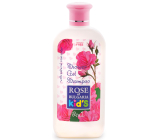 Rose of Bulgaria 2in1 shower gel and shampoo with rose water for children 200 ml