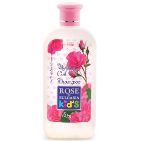 Rose of Bulgaria 2in1 shower gel and shampoo with rose water for children 200 ml