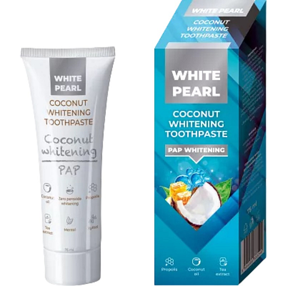 White Pearl Coconut Whitening Whitening Toothpaste 75 ml