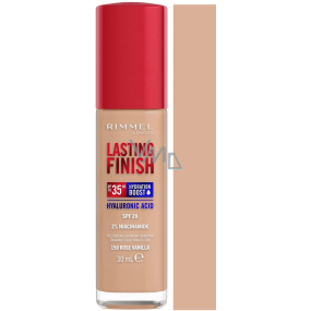 Rimmel Lasting Finish Hyaluronic Acid long-lasting moisturizing make-up 150 Rose Vanilla 30 ml