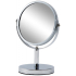 Diva & Nice Silver table cosmetic mirror magnifying 1x and 2x
