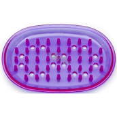 Profiline Soap dish oval plastic 12,5 x 8,5 cm 1 piece