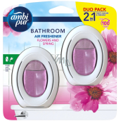 Ambi Pur Bathroom Flower & Spring bathroom air freshener 2 x 7,5 ml, duopack