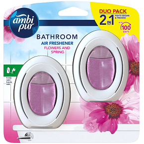 Ambi Pur Bathroom Flower & Spring bathroom air freshener 2 x 7,5 ml, duopack