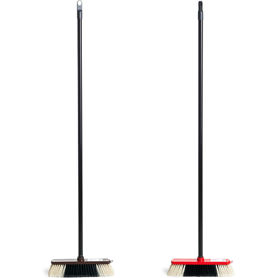Vektex broom with a handle 120 cm, 1 pc, various colors