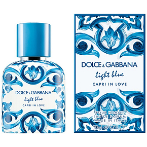 Dolce & Gabbana Light Blue Capri in Love Homme Eau de Parfum for Men 50 ml