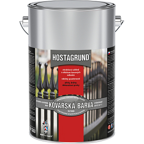 HOSTAGRUND blacksmith paint S2160K, 0950 blacksmith black, 4 l