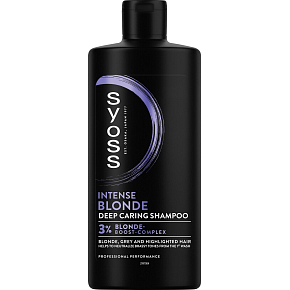 Syoss Blonde & Silver shampoo for lightened, blonde and gray hair, 440 ml