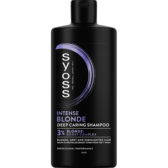 Syoss Blonde & Silver shampoo for lightened, blonde and gray hair, 440 ml
