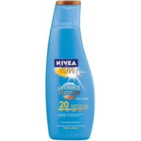 sextant achterlijk persoon Geweldig Nivea Sun Protect & Bronze OF20 + intensive sun lotion 200 ml - VMD  parfumerie - drogerie