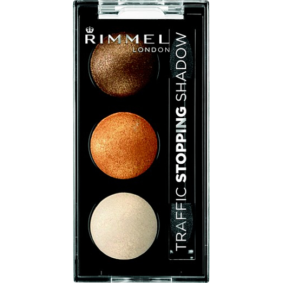 Rimmel London Traffic Stopping Baked Trio Eyeshadow 001 Over The Limit 2.4 g
