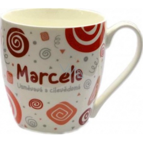 Nekupto Twister mug named Marcela red 0.4 liter