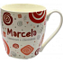 Nekupto Twister mug named Marcela red 0.4 liter