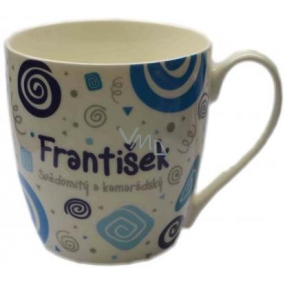 Nekupto Twister mug named František blue 0.4 liter