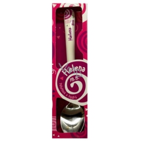 Nekupto Twister Spoon named Helena pink 16 cm