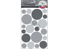Wheel wall stickers gray 60 x 32 cm