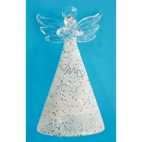 Glass angel for standing 9 cm
