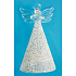 Glass angel for standing 9 cm