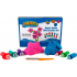 Mad Mattr Kinetic sand modeling Creative set pink 140 g + blue 140 g + cutters 6 pieces