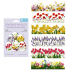 Shrink foil decoration for eggs Spring flowers 12 pieces