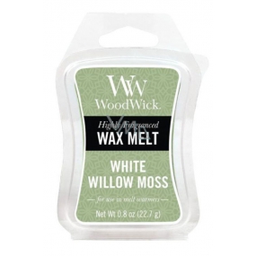 WoodWick White Willow Moss - Willow and Moss fragrant wax for aroma lamp 22.7 g