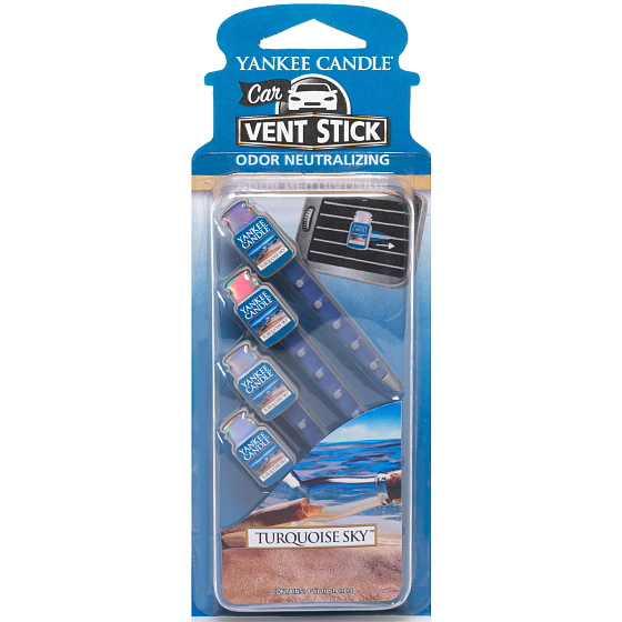 Yankee Candle Turquoise Sky - Turquoise sky car scented pegs 29 gx 4 pieces