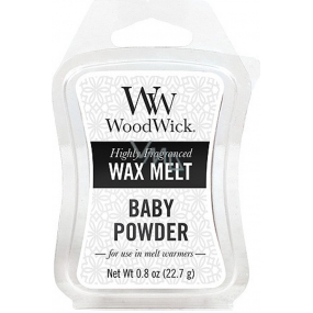 WoodWick Baby Powder - Children's powder fragrant wax for aroma lamps 22.7 g